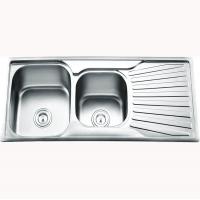 China OEM Double Bowl 18 Gauge Undermount Sink With Optional Overflow on sale