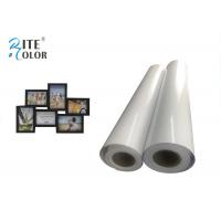 China Microporous Resin Coated Satin Inkjet Photo Paper Roll 2 Inch / 3 Inch Core on sale