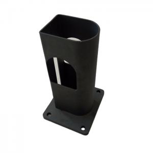 Powder Coated Black Steel Wood Fence Post Anchor Base Suitable for Any Furniture