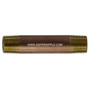 China Professional  Brass Pipe Nipple   Barrel Nipple Taper Lead Free supplier