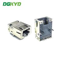 China DGKYD1611Q002HWA10DB057(10G) 10G Network Filter 8P12C RJ45 Network Port Connector With Light on sale