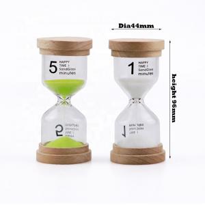 6pcs Pack Set Small Hourglass 1 3 5 10 15 20 30 Minutes For Kids Time Management