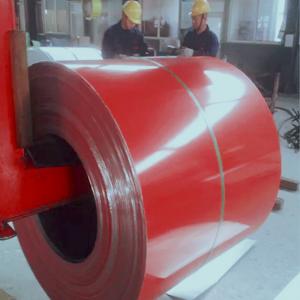 China Red Construction 0.013mm Aluminium Sheet Coil supplier