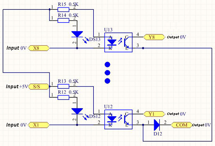 TTL HTL Signals Converter Terminal Blocks Board 8 Ways For PLC NPN Or ...