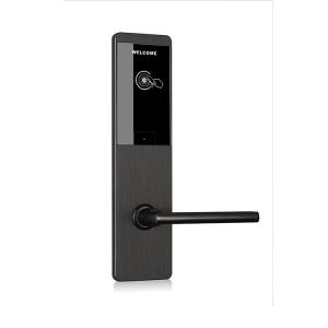 Magnetic Hotel Card Reader Door Locks Keyless Entry Stainless Steel Plated Wire Drawing