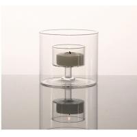 High Borosilicate Glass Cup Candle Holders Clear Windproof Design