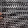 Technique de tissage architectural en tissu métallique pour bardage décoratif