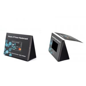 7 inch LCD video in print brochure,A froame video brochure with back stand video calendar