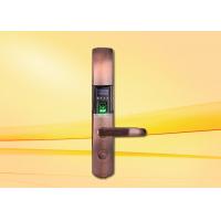 China Outdoor Fingerprint Door Lock , biometric security locks with USB Flash disk on sale