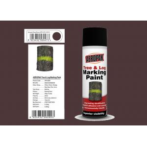 Deep Brown Marking Spray Paint  ROHS Certificate For Railroad Ties