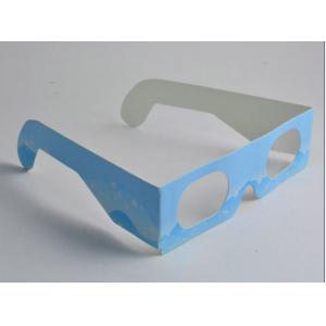 China Professional Custom Paper 3D Glasses For Entertainment / Travel Site Enviromental Friendly supplier