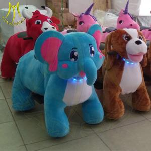 China Hansel hot selling kids walking battery operated stuffed ride on animals supplier