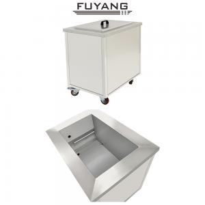 Casters 560L 40KHz Industrial Ultrasonic Cleaning Equipment Stainless Steel Single Tank