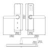 China ROHS Bluetooth Smart Door Locks Keyless Electronic With Tuya App wholesale