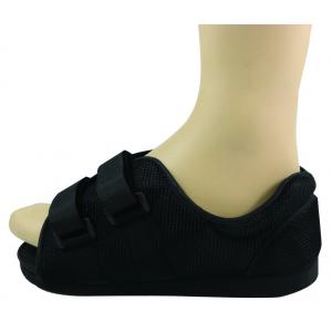Lightweight Post-Op Shoe With Breathable Upper , Rocker Sole And Open Toe