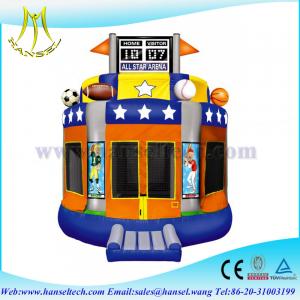 China Hansel popular funny inflatable trampolines from china for children supplier