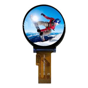 China Pantalla redonda de 0.9 pulgadas TFT LCD Interfaz SPI Pantalla redonda LCD 128x128 Resolución ST7735 IC supplier