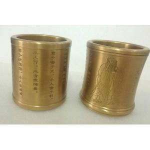 China Confucius pencil vase ,bronze art craft gift ,Height:10cm supplier