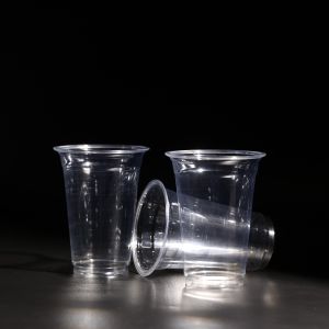 China Tazas de PET a un solo uso para café o boba con impresión personalizada supplier