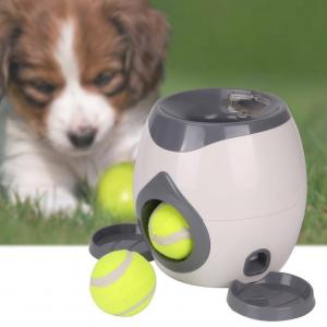 China Camping Rubber Automatic Tennis Ball Launcher For Dogs 18*18.5cm Interactive Dog Toys supplier