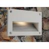 Recessed Outdoor LED Step Lights , Rectangle Aluminum Wall Lamp 3W 110 - 240V