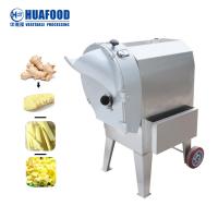 China Hot Selling Automatic Industrial Vegetable Cutter Slicer Root Vegetables Cutting Machine Small Fruit on sale
