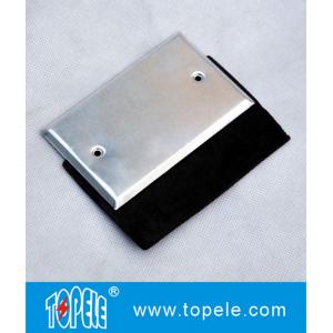 China Flat One - gang Aluminum Stamped Cover , Weatherproof Electrical Outlet Boxes supplier