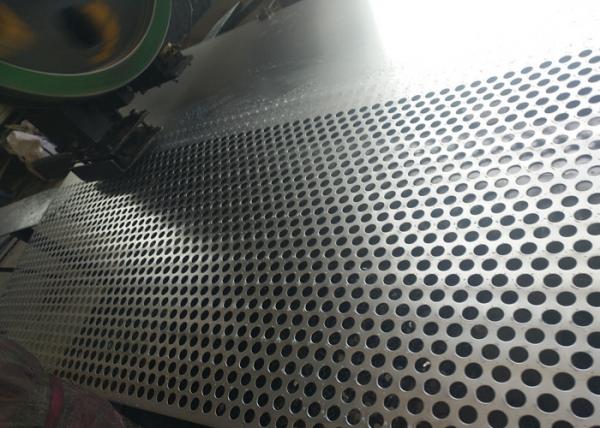 2mm Thickness Galvanized Perforated Metal Mesh With 12mm Round Hole