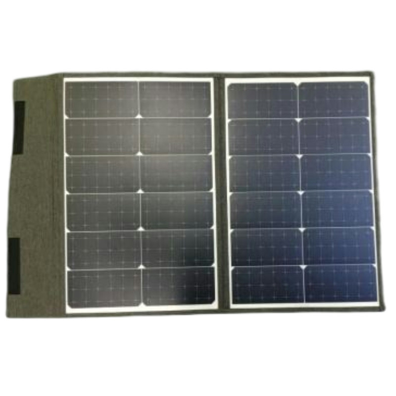 100 W de panneau solaire mono-pliable léger à deux couches Matériau à haute polymérisation pour le camping et l'utilisation de véhicules récréatifs