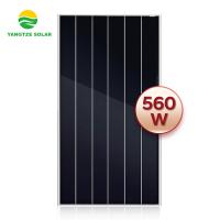 China 560W Mono Facial HJT Panels Solar Cell Manufacturer N Type PERC Anodized Aluminium Alloy Frame on sale