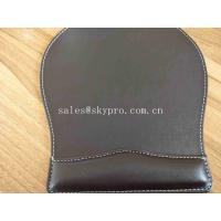 China OEM Customized Printing Office PU Leather Mouse Mat Fashion Computer Mouse Pad on sale