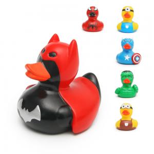 Bathtub Toy Batman Rubber Duck , Mini Marvel Character Rubber Ducks Promotional Gift