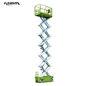China MEWP Self-Leveling Scissor Lift Working Height 16.0m Personnel Lift supplier