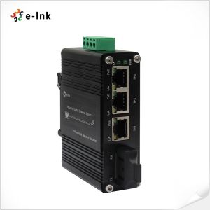 China Mini Industrial 3-Port 10/100/1000T 802.3at PoE + 1-Port 1000X SC Ethernet Switch with 12~48VDC Input and Voltage Booster wholesale