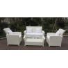China Resin White Rattan Outdoor Sofa Sets Discount Rattan Furniture All Weather wholesale