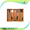 China Totally bamboo material expandable utility drawer organizer wholesale