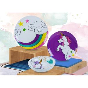 Unicorn Printed Unbreakable A Grade Kids Melamine Dinner Sets
