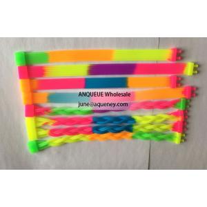 Wholesale custom cheap rainbow bulk cheap silicone wristbands