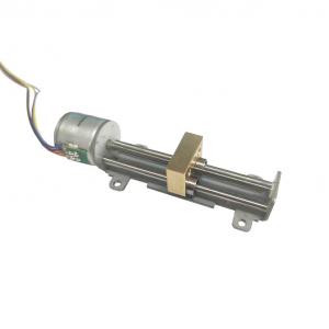 SM20-55-T linear stepper motor with linear bearings and brass slider 1 KG thrust