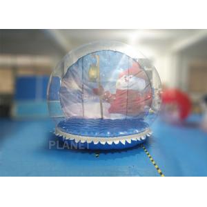 Outside Clear PVC 3m 4m 5m Inflatable Snow Globe With 3 Years Warranty