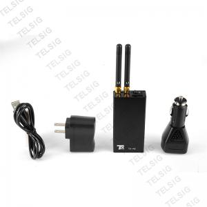 China Anti Tracking Pocket Cell Phone Jammer , Car Gps Blocker With Cigar Lighter Charger supplier