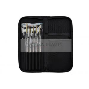 China 5pcs Acrylic Nail Brush Drawing Pen Design Nail Art Tools With Brush Case supplier