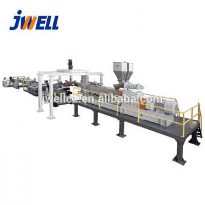 China JWELL PLA biodegradable sheet making machine extrusion line supplier