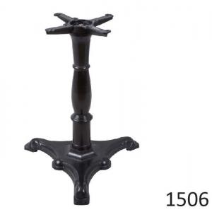 China Furniture Part Outdoor Vintage Table Base 3 Prong Powder Coat Finish supplier