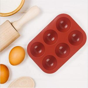 China LFGB Approved Silicone Baking Moulds , OEM Silicone Sphere Mold Baking supplier
