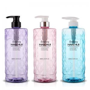 1 Liter Shampoo Bottle PET RPET Containers For Hair Care Product