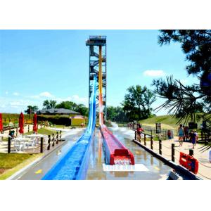 20M Speed Kamikaze Water Slide Swimming Pool Slide Combo For Adults
