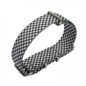 Simple Nylon 20mm Watch Band , Nato Checker Stylish Watch Bands