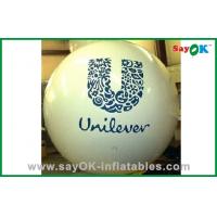 China Fireproof Personalised Helium Balloon PVC White For Advertising on sale