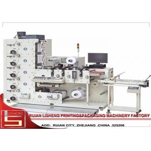 Multicolor Letterpress Lntermittent Rotary Label Printing Machine , 60m/min